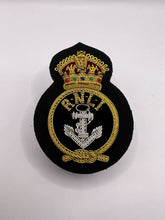 RNLI Coxswain Cap Badge RNLI Hand Embroidered Bullion And Wire Cap Badge